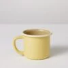 Contrast Rim Enamel Mug | Pale Yellow/Cream -Falke Store HTBSW04 paleyellowcream