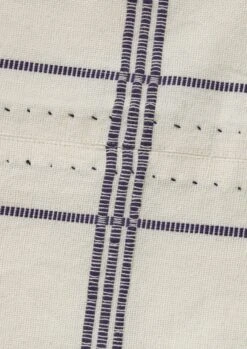 Hand Woven Cotton Tablecloth | Ecru/Provence Blue 10 Hand Woven Cotton Tablecloth | Ecru/Provence Blue -Falke Store HTBTS05 2