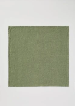 Washed Linen Napkin | Nettle -Falke Store HTBTS10 Nettle 1