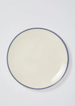 Wonki Ware Dinner Plate | Natural/Blue