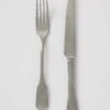 Stonewashed Small Knife And Fork Set | Silver -Falke Store HTBTS14 1
