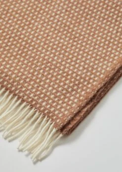 Knut Wool Blanket | Nougat -Falke Store HTQSW17 3
