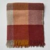 Colour Block Wool Blanket | Mulberry/Honey/Birch -Falke Store HTQTW10 mulberryhoneybirch 0