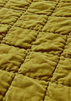 Hand Stitched Organic Velvet Quilt | Pomelo -Falke Store HTQTW14 4