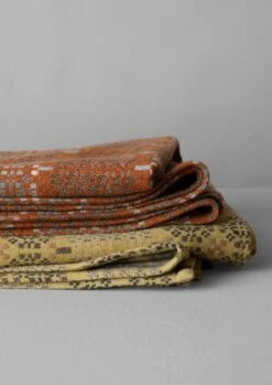Melin Tregwynt Welsh Blanket | Rust/Topaz -Falke Store HTQUS06 6