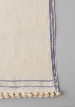 Hand Woven Cotton Bath Towel | Chalk/Azure -Falke Store HTWTW02 4