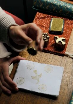 Hand Carved Block Printing Kit | Multi -Falke Store HXMTW08 2