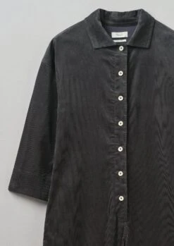 Wide Leg Organic Cord Jumpsuit | Charcoal -Falke Store LAOTW04 6