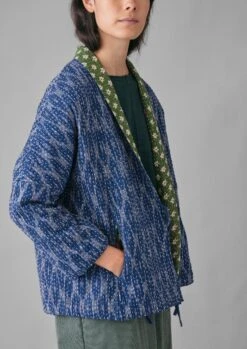 Ikat Kantha Jacket | Blues -Falke Store LJKTS04 12