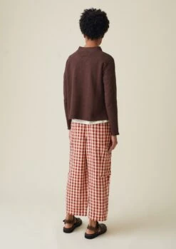 Loop Back Jersey Easy Sweater | Mulberry -Falke Store LLTTS10 LTRTS08111 2519