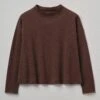 Loop Back Jersey Easy Sweater | Mulberry -Falke Store LLTTS10 mulberry