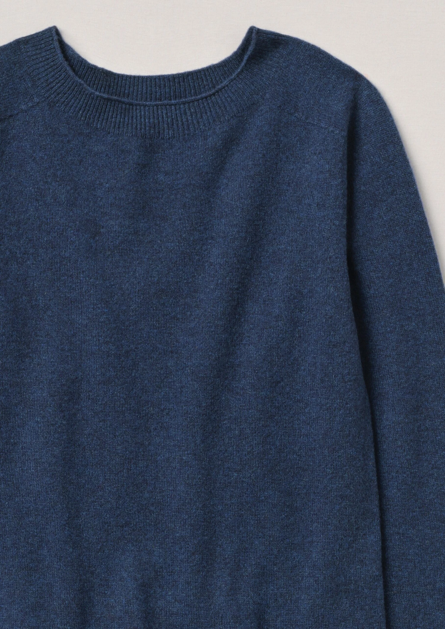 Wool Cashmere Neat Sweater | Midnight 8 Wool Cashmere Neat Sweater | Midnight - Image 6