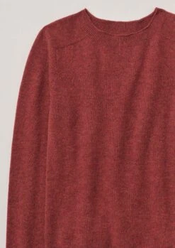 Wool Cashmere Neat Sweater | Russet -Falke Store LLTTW11 14