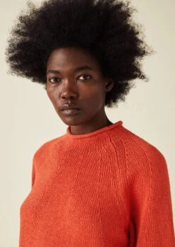 Cotton Linen Easy Sweater | Poppy -Falke Store LLTTW21 4