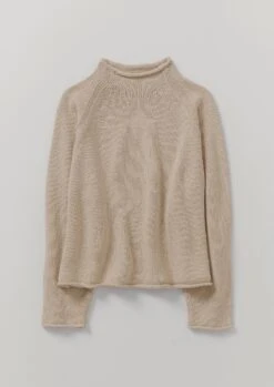 Cotton Linen Easy Sweater | Parchment