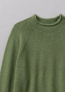 Cotton Linen Easy Sweater | Garden Green 13 Cotton Linen Easy Sweater | Garden Green -Falke Store LLTUS17 5