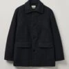 Single Breasted Car Coat | Indigo -Falke Store MCOTW03 indigo 0
