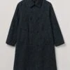 Double Breasted Wool Overcoat | Navy Melange -Falke Store MCOTW06 navymelange 0