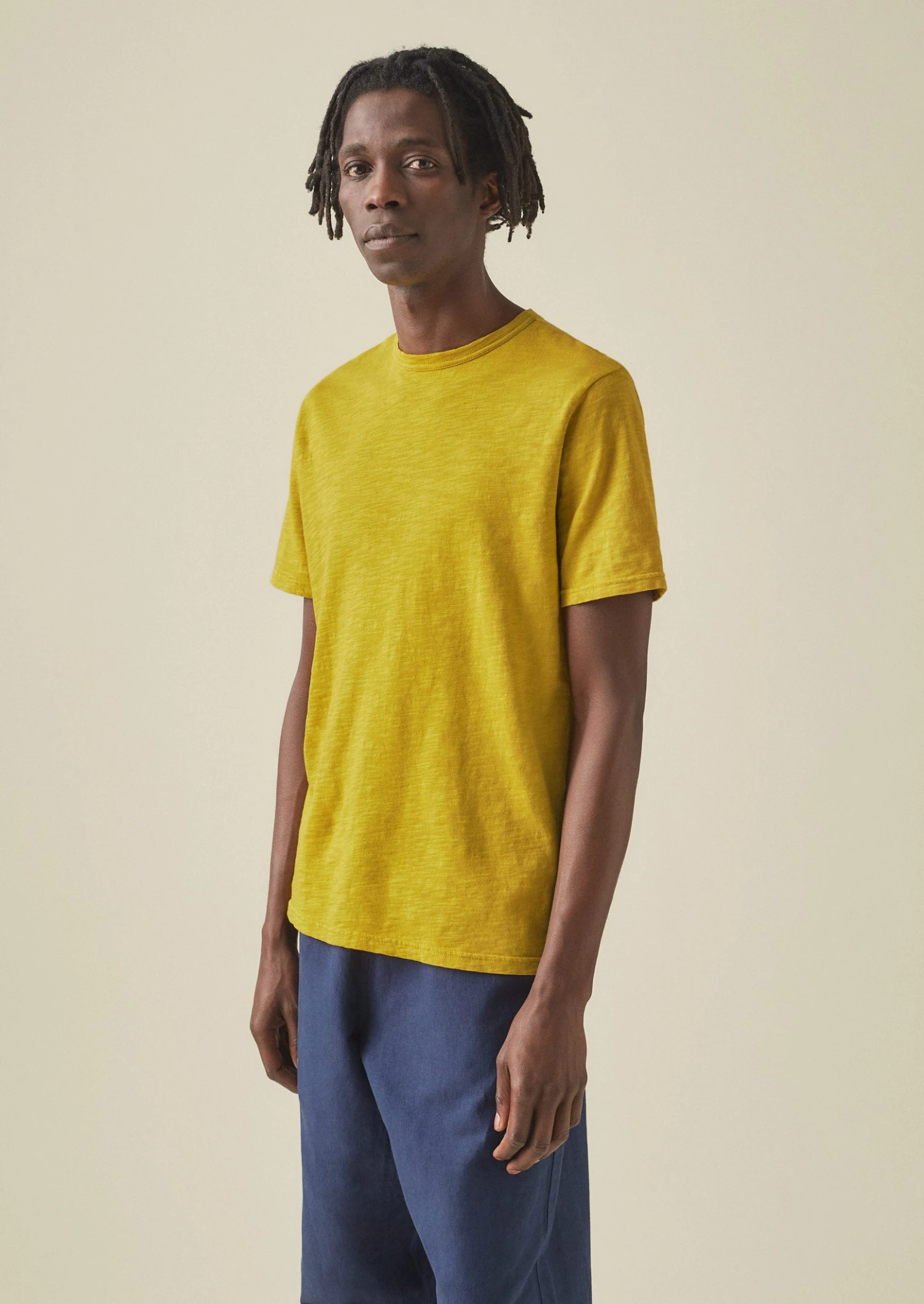 Theo Cotton Short Sleeve Tee | Piccalilli 5 Theo Cotton Short Sleeve Tee | Piccalilli - Image 3