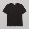 Theo Cotton Short Sleeve Tee | Carbon Black -Falke Store MJETS06 carbonblack
