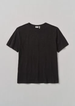 Theo Cotton Short Sleeve Tee | Carbon Black