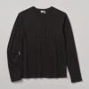Frank Cotton Long Sleeve Tee | Carbon Black -Falke Store MJETS07 carbonblack