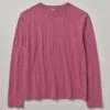 Frank Cotton Long Sleeve Tee | Berry -Falke Store MJETW09 berry 0