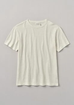 Theo Organic Cotton Short Sleeve Tee | Chalk