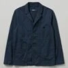 Unstructured Cotton Linen Blazer | Dark Indigo 1 Unstructured Cotton Linen Blazer | Dark Indigo -Falke Store MJKSS05 darkindigo