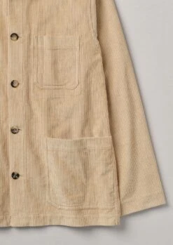 Arlo Organic Cord Jacket | Taupe -Falke Store MJKTW06 t