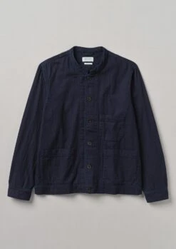 Double Faced Indigo Cotton Jacket | Indigo
