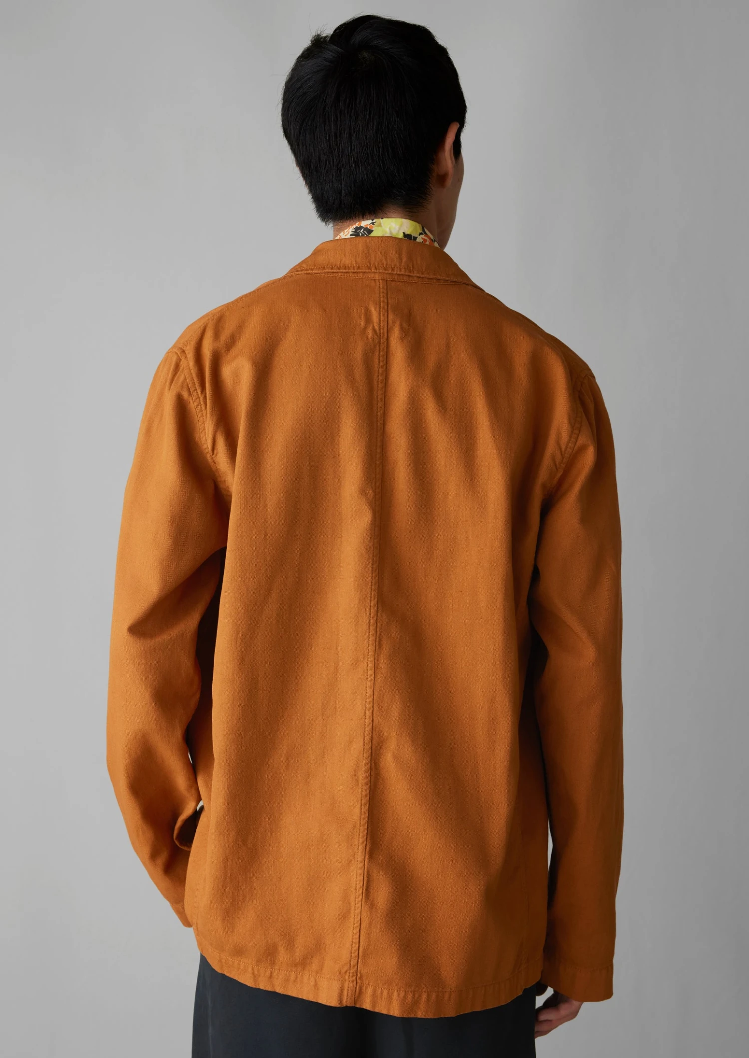 Unstructured Cotton Linen Blazer | Brick 9 Unstructured Cotton Linen Blazer | Brick - Image 7