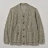 High V-Neck Cardigan | Mushroom 1 High V-Neck Cardigan | Mushroom -Falke Store MKNTW06 mushroom 0