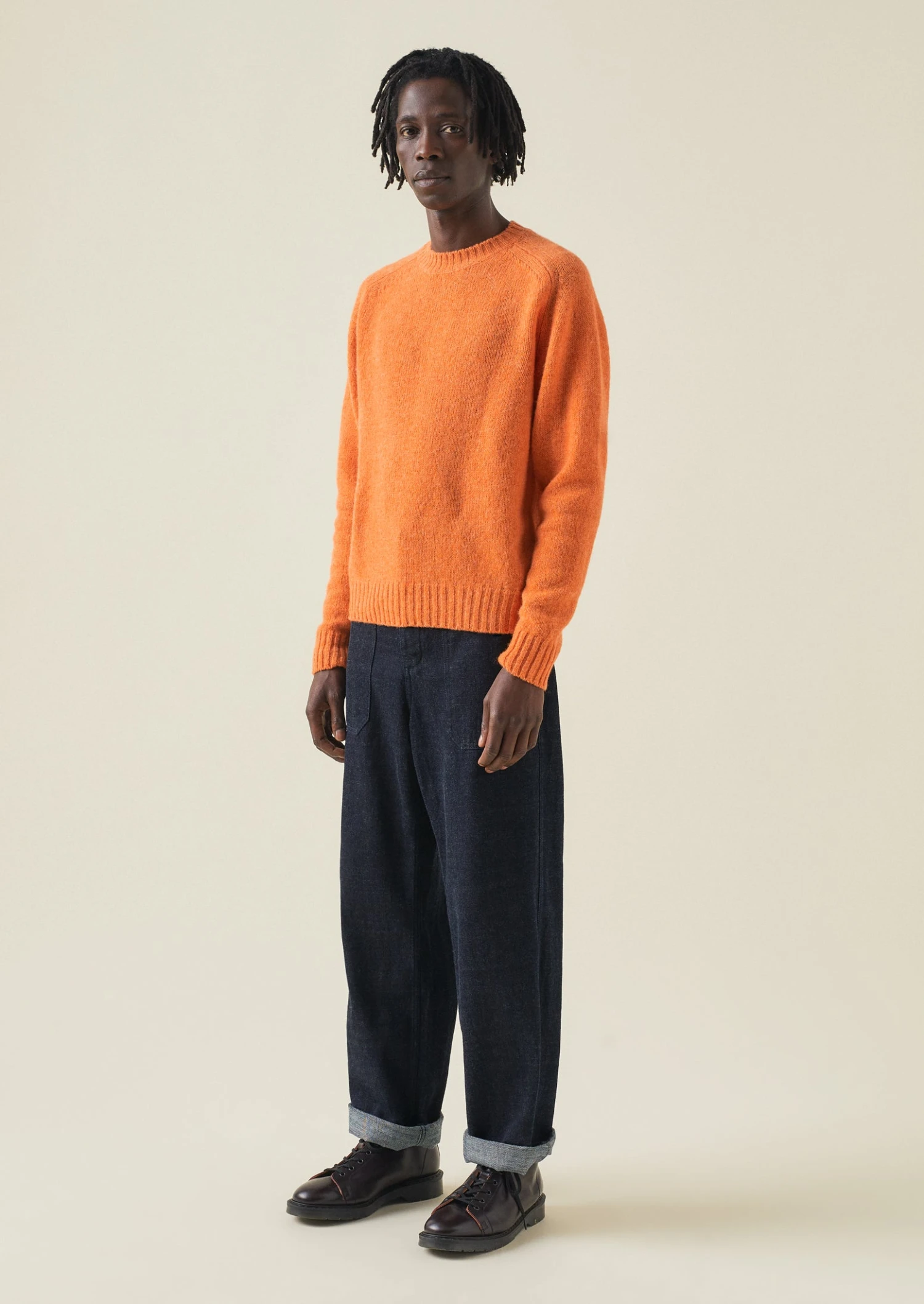 Crew Neck Wool Sweater | Clementine 3 Crew Neck Wool Sweater | Clementine - Image 2