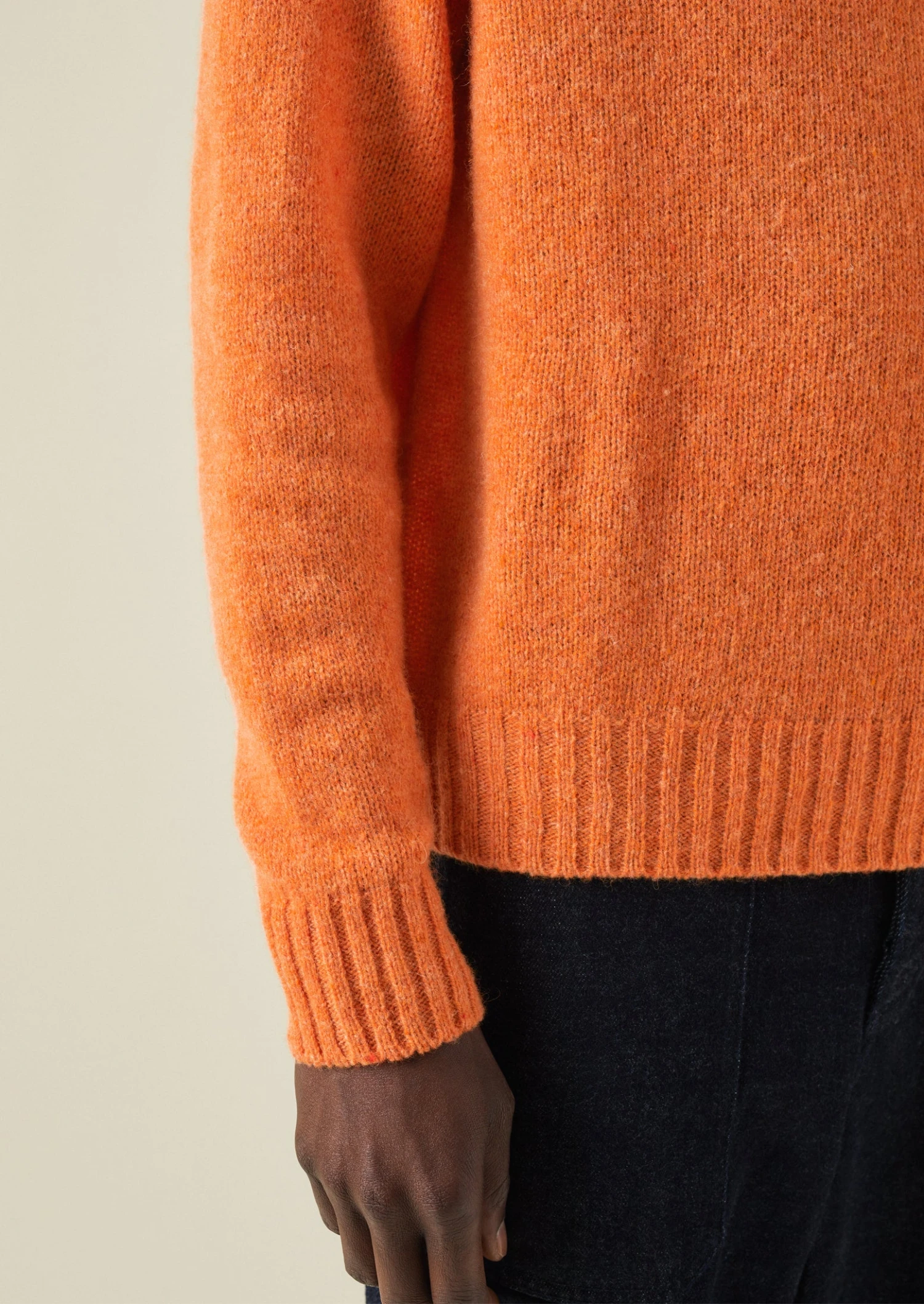Crew Neck Wool Sweater | Clementine 5 Crew Neck Wool Sweater | Clementine - Image 4