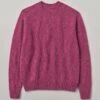 Crew Neck Wool Sweater | Berry 1 Crew Neck Wool Sweater | Berry -Falke Store MKNTW16 berry 0