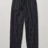 Alfie Cotton Ikat Lounge Trousers | Slate/Ecru -Falke Store MLPTW03 slateecru 0