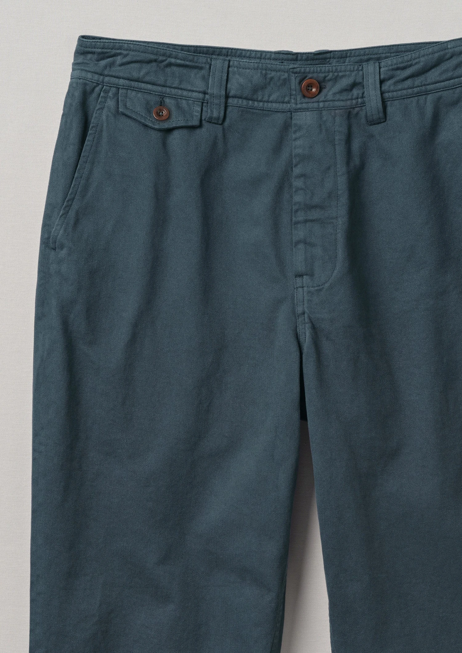 Norv Garment Dyed Tapered Trousers | Slate 8 Norv Garment Dyed Tapered Trousers | Slate - Image 6