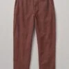 Norv Garment Dyed Tapered Trousers | Brown Ochre -Falke Store MTRTW03 brownochre 0