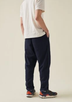 Double Faced Indigo Drawstring Trousers | Indigo -Falke Store MTRTW04 5
