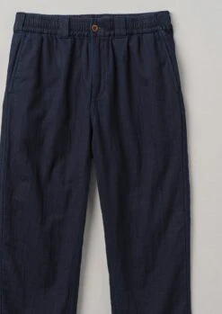 Double Faced Indigo Drawstring Trousers | Indigo -Falke Store MTRTW04 6