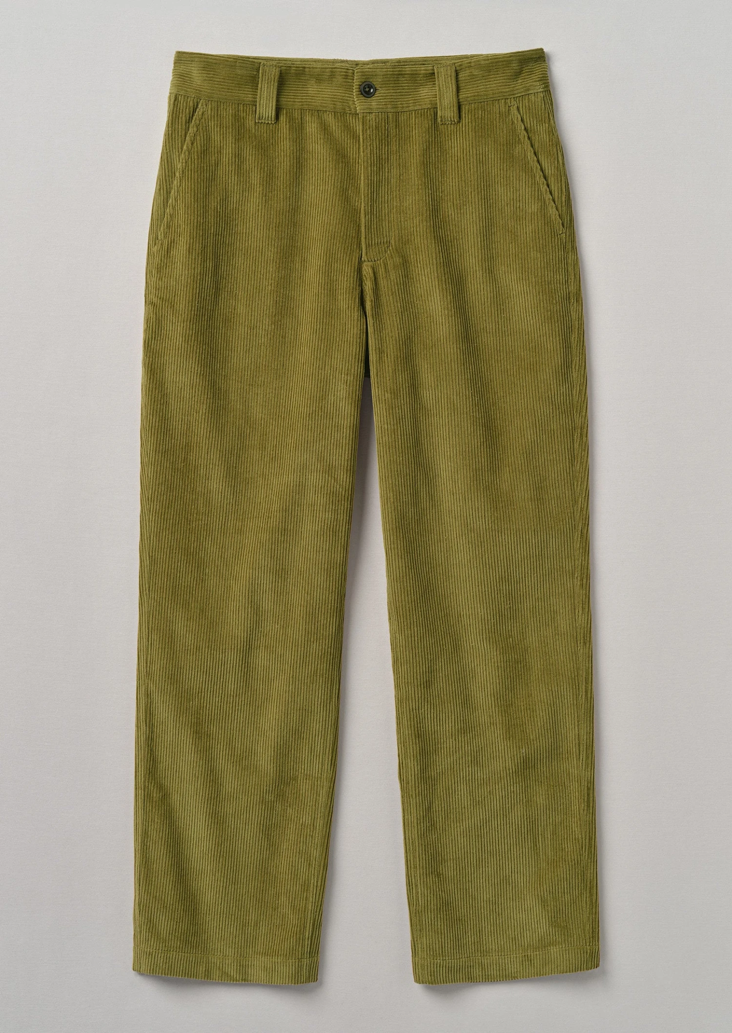 Rory Organic Cotton Cord Straight Leg Trousers | Woodland Green 3 Rory Organic Cotton Cord Straight Leg Trousers | Woodland Green
