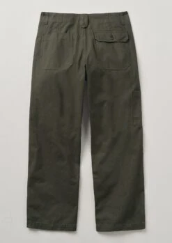 Rory Carpenter Canvas Trousers | Dark Olive -Falke Store MTRTW13 15