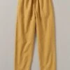 Alfie Garment Dyed Herringbone Trousers | Mustard -Falke Store MTRUS03 mustard 0