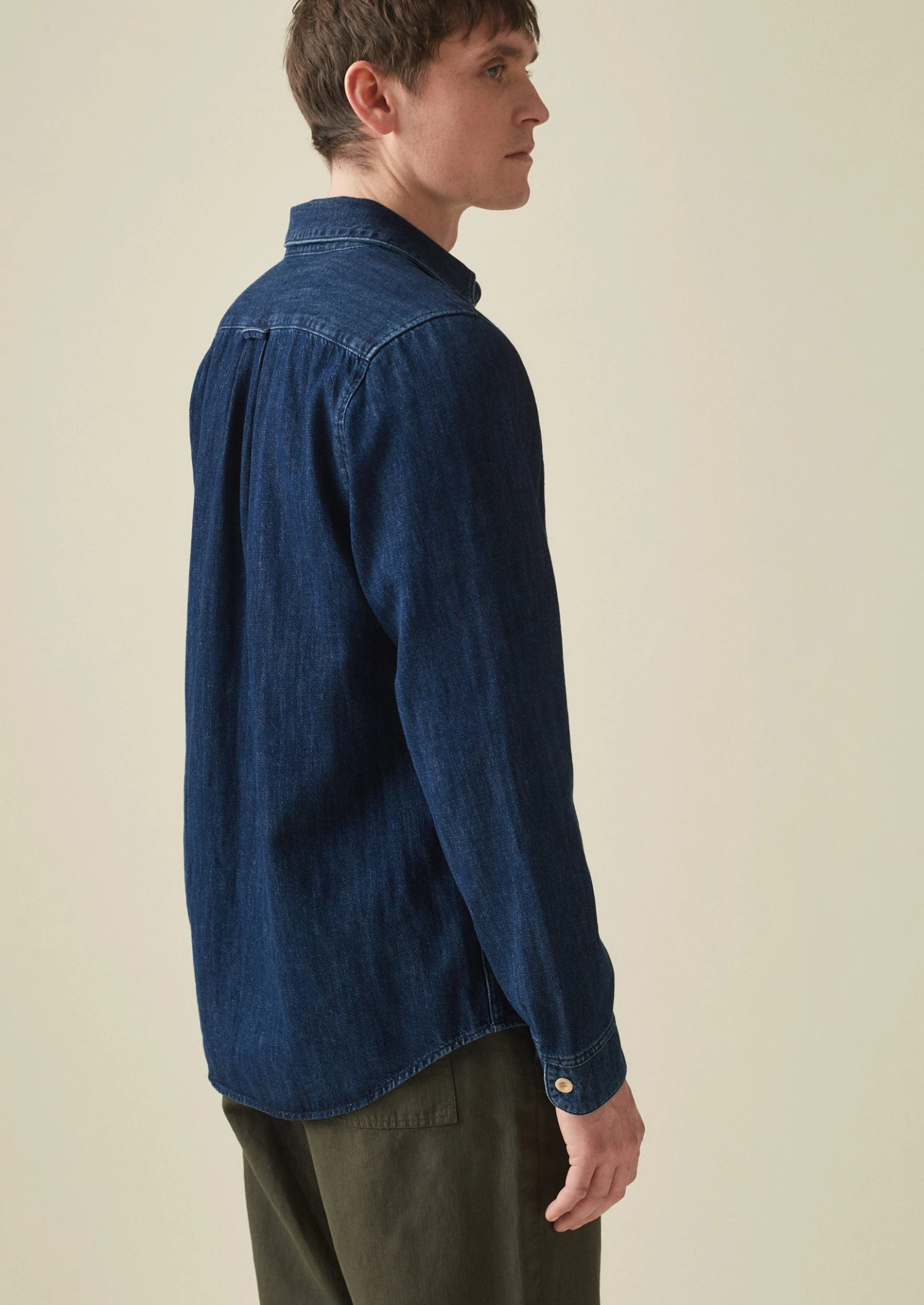 Patch Pocket Denim Shirt | Indigo 7 Patch Pocket Denim Shirt | Indigo - Image 5