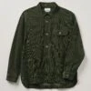 Organic Cotton Cord Overshirt | Tent Green -Falke Store MWTTW13 tentgreen 0