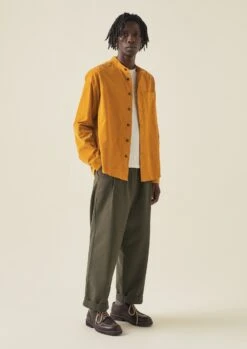 Jasper Organic Needlecord Shirt | Bonfire -Falke Store MWTTW17 6
