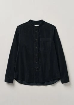 Jasper Organic Needlecord Shirt | Slate Blue