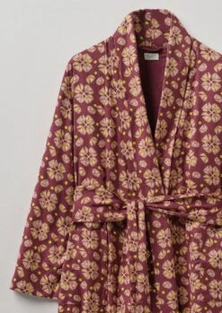 Tulip Print Cotton Flannel Gown | Root -Falke Store NGOTW09 6