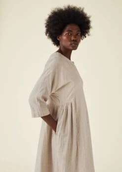 Soft Double Cotton Nightdress | Sand 12 Soft Double Cotton Nightdress | Sand -Falke Store NNITW12 7